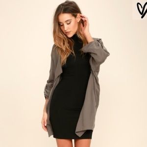 Lulus long sleeve turtle neck bodycon dress